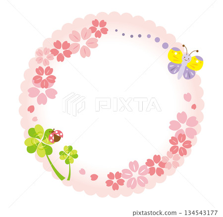 可愛的彈簧框架 可愛的彈簧框架 134543177