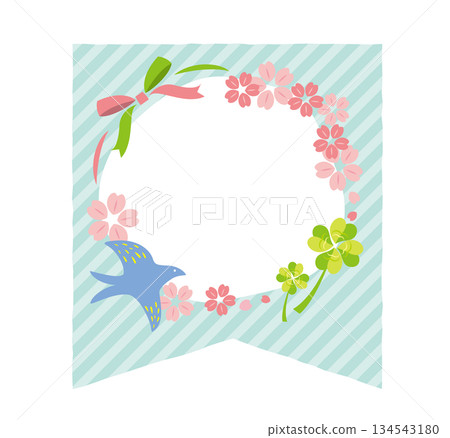 可愛的彈簧框架 可愛的彈簧框架 134543180