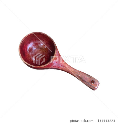 Handcrafted Wooden Ladle Perfect for Traditional Cooking and Eco Friendly Kitchen Use 134543823