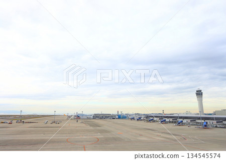 愛知縣常滑市中部國際機場的風景 愛知縣常滑市中部國際機場的風景 134545574