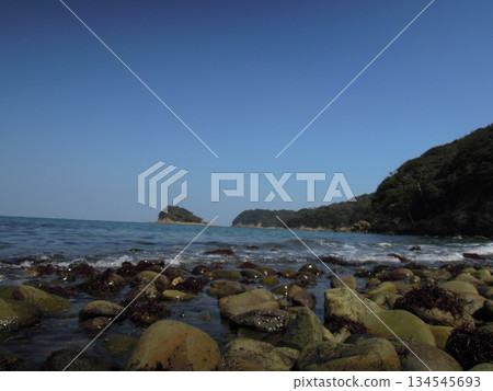 和歌山縣友島的戰場遺址和日本前軍事要塞遺跡 134545693