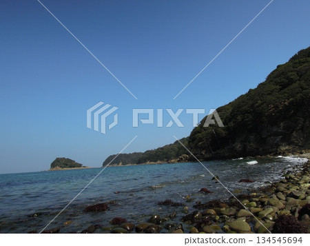 和歌山縣友島的戰場遺址和日本前軍事要塞遺跡 134545694