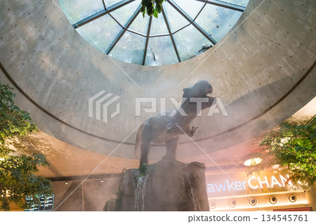 gardens by the bay, singapore, dinosaur 134545761