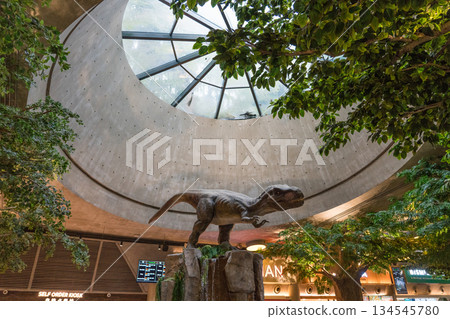 gardens by the bay, singapore, dinosaur 134545780
