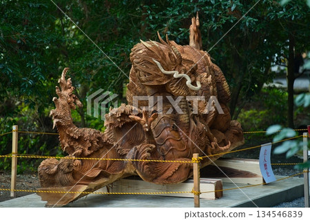東霧島神社:木雕龍 東霧島神社:木雕龍 134546839
