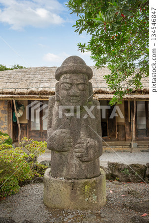 Dolhareubang in Seongeup Folk Village, Jeju 134546847
