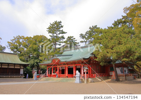 神戶名稱的由來：神戶市長田區長田神社 134547194