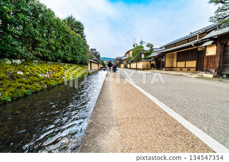 【傳統建築群重要保護區】京都府京都市北區上賀茂春景街景5 134547354