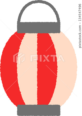 Hand-drawn single icon illustration: Lantern 134547496
