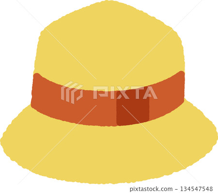 手繪單一圖示插圖：帽子 134547548