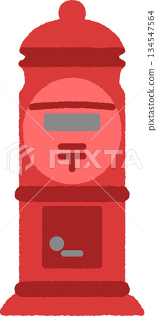 簡單的手繪圖示插圖：信箱 134547564