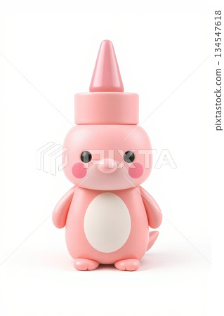 Pink cartoon-shaped trinkets Pink cartoon-shaped trinkets 134547618