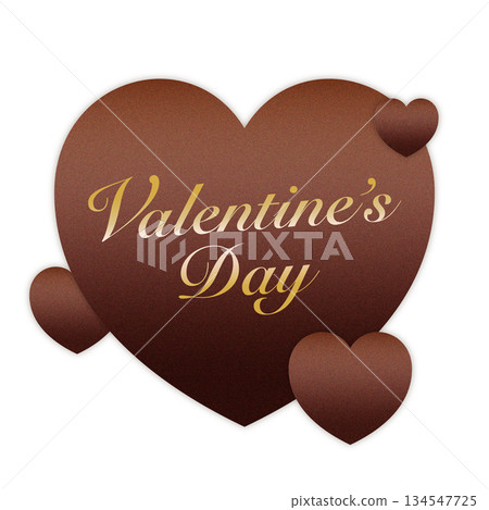 Valentine's Day Heart (Brown) Valentine's Day Heart (Brown) 134547725