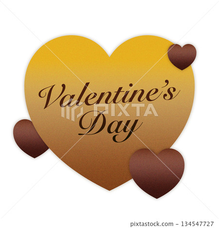 Valentine's Day Heart (Brown) Valentine's Day Heart (Brown) 134547727
