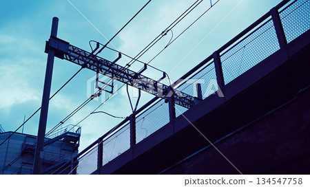 鐵路架空電線 鐵路架空電線 134547758