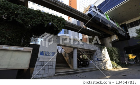 Tokyo Monorail Tennozu Isle Station, Sphere Tower Exit 134547815