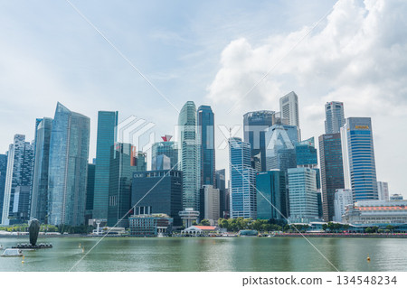 Singapore cityscape 134548234