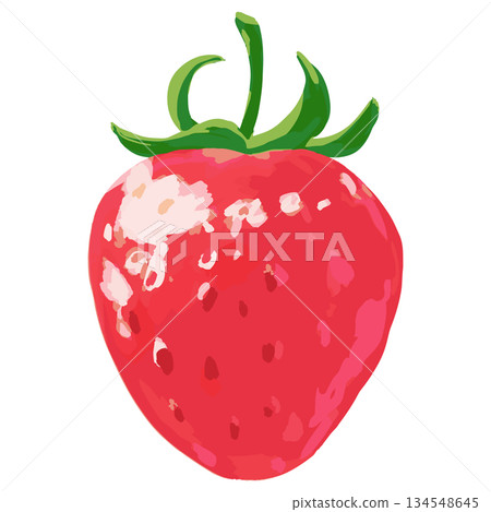 Four hand-drawn strawberry illustrations Four hand-drawn strawberry illustrations 134548645