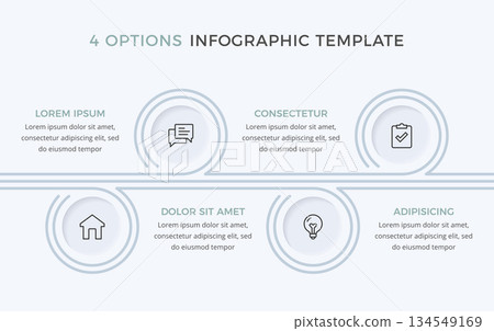 Four Options Infographic 134549169