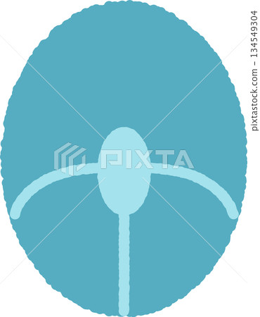 手繪簡約圖示插圖：滑鼠 134549304