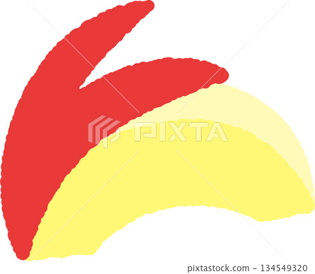 Hand-drawn single icon illustration Fruit Apple Rabbit Hand-drawn single icon illustration Fruit Apple Rabbit 134549320