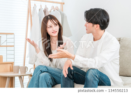 Men and women fighting (couple quarrel, fight, anger, argument, irritation, dissatisfaction, stress) Men and women fighting (couple quarrel, fight, anger, argument, irritation, dissatisfaction, stress) 134550213