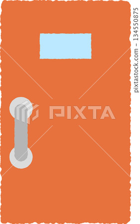 Hand-drawn simple icon illustration: Door Hand-drawn simple icon illustration: Door 134550875