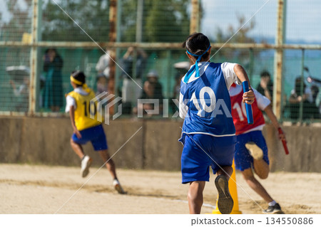 Sports competition relay showdown Sports competition relay showdown 134550886
