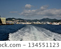 Nagasaki Port seen from a boat 134551123
