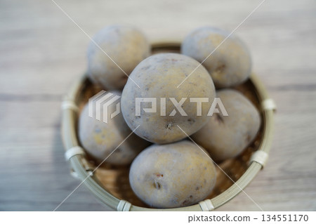 Kitaakari potatoes with the scent of earth 134551170