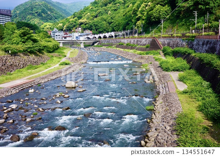 東海道五十三站：箱根宿、三公尺橋（跨越早川） 134551647