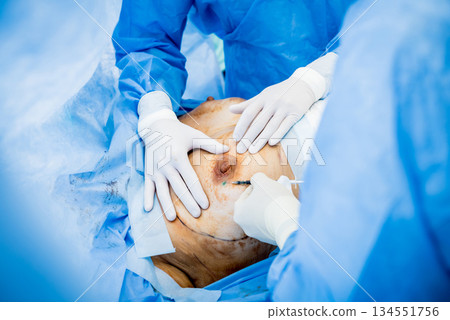 Surgery to remove the breast and replace it with an implant. Surgery to remove the breast and replace it with an implant. 134551756