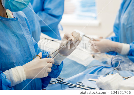 Surgery to remove the breast and replace it with an implant. 134551766