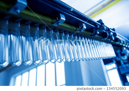 The plastic bottle blowing machine. PET preforms for blowing of plastic bottles 134552093