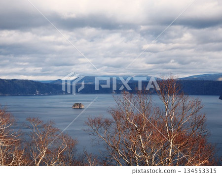 Lake Mashu in the late fall Lake Mashu in the late fall 134553315