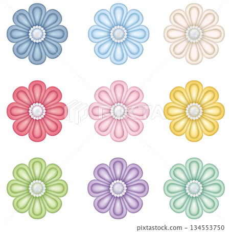 Tsumami-zaiku Round Knob Set 134553750