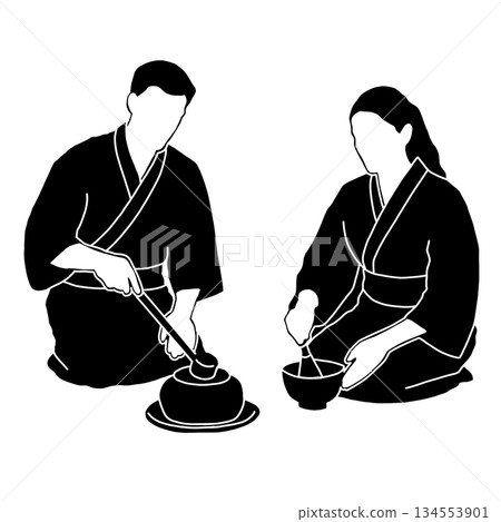 tea ceremony master tea ceremony master 134553901