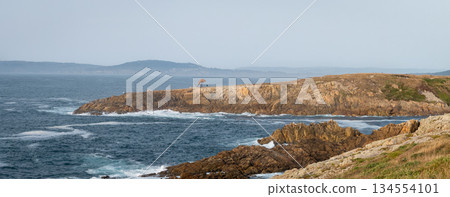 Cliffside Serenity by the Azure Atlantic Ocean 134554101