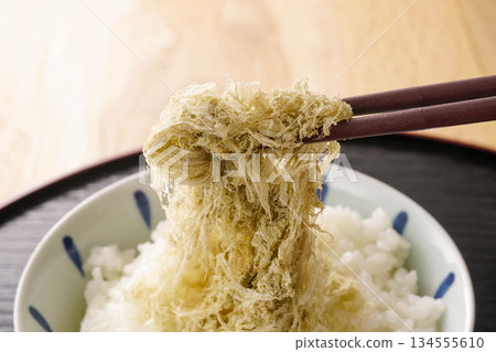 Tororo kelp and rice Tororo kelp and rice 134555610