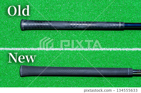 Image of replacing a golf grip [golf consumables] 134555633