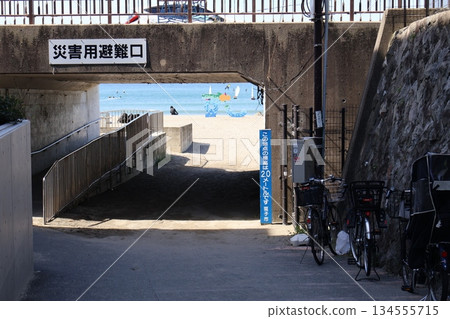 逗子海水浴場游泳口(神奈川縣逗子市新宿2丁目) 逗子海水浴場游泳口(神奈川縣逗子市新宿2丁目) 134555715
