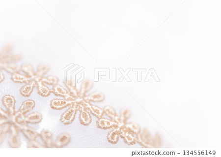 Lace flower background material 134556149