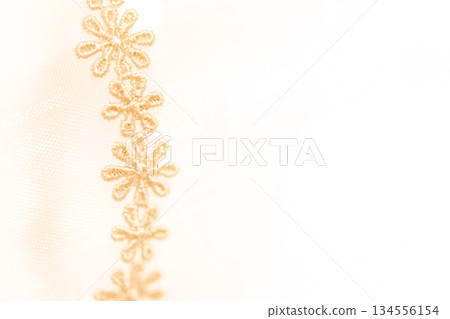 Lace flower background material 134556154