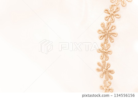 Lace flower background material 134556156