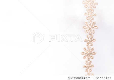 Lace flower background material 134556157