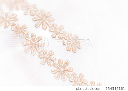 Lace flower background material 134556161