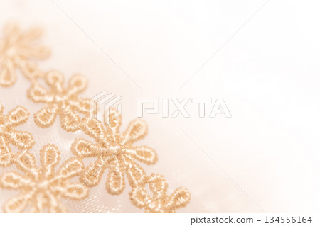 Lace flower background material 134556164