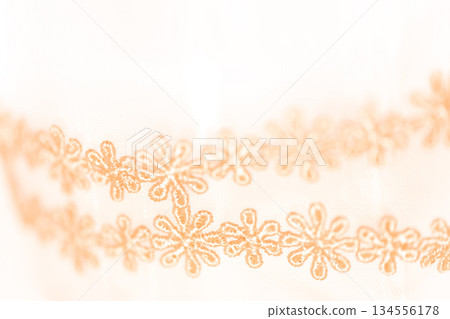 Lace flower background material 134556178