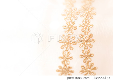 Lace flower background material 134556183