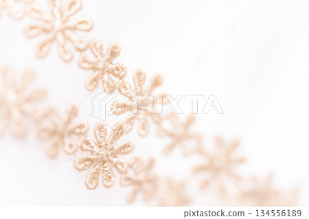 蕾絲花背景材料 134556189